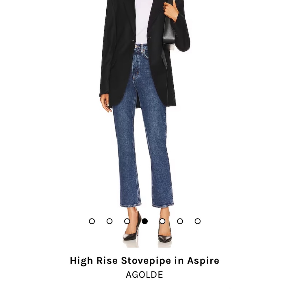 AGOLDE High Rise Stovepipe in Aspire